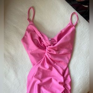 Lucy in the sky pink mini dress